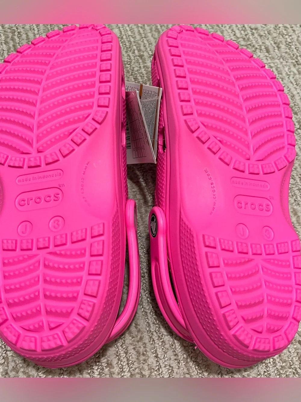 CROCS Kids Hot Pink Classic Clog Sandals Brand new with Box
